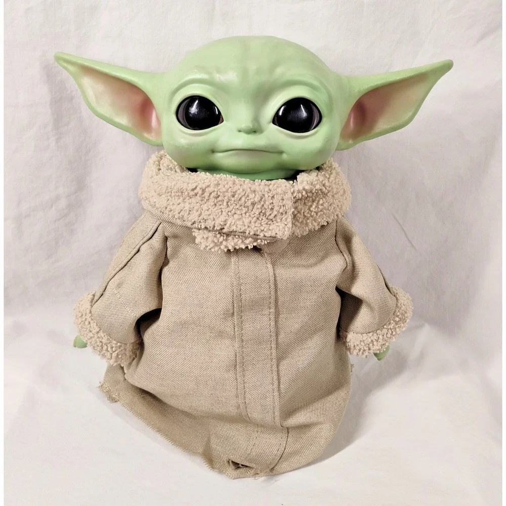 Baby Yoda Grogu The‎ Child Star Wars Mandalorian Doll, Beanbag Bottom, 11